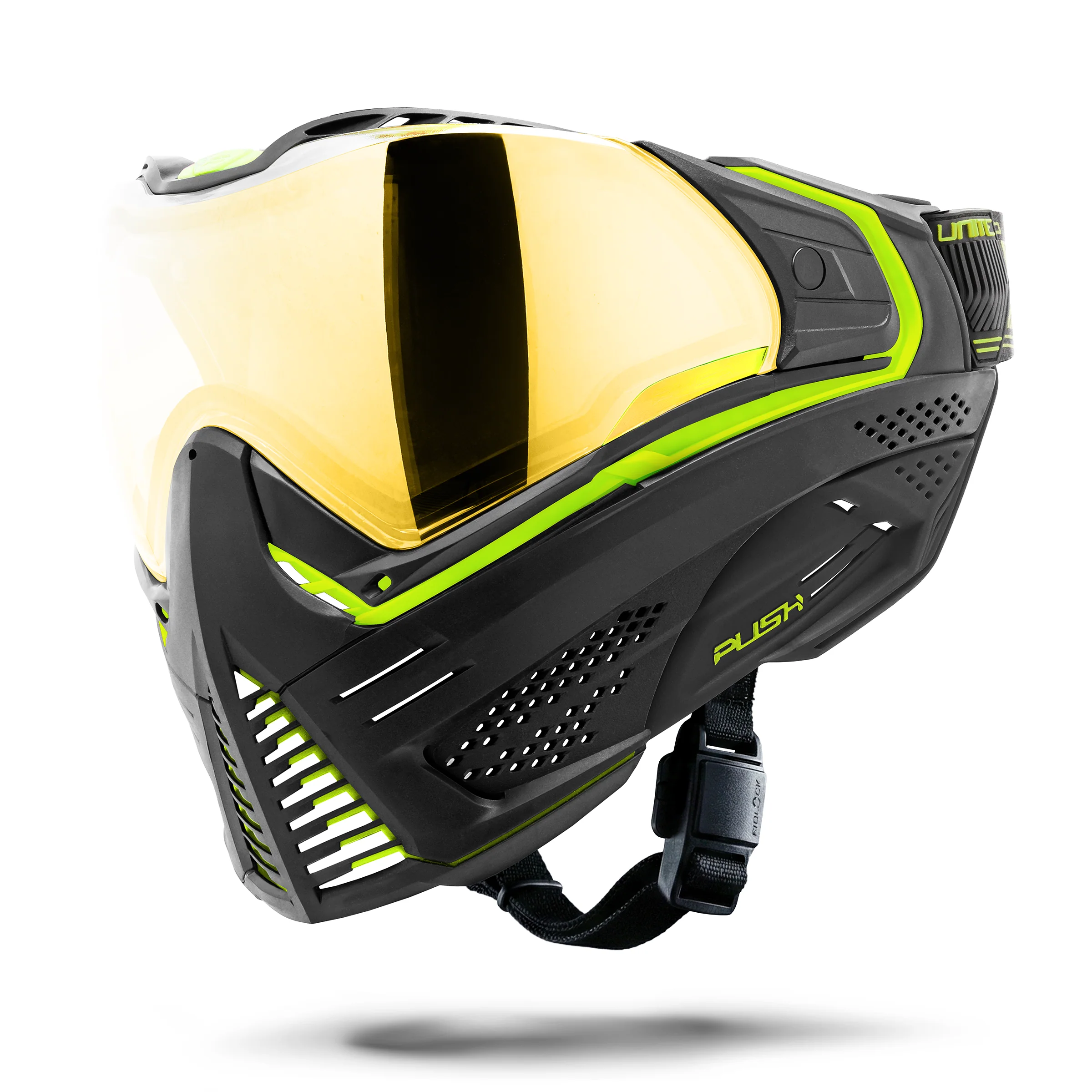 Push Unite Goggle Mk II - Reactor (Black/Green) - Gold Lens - Image 5