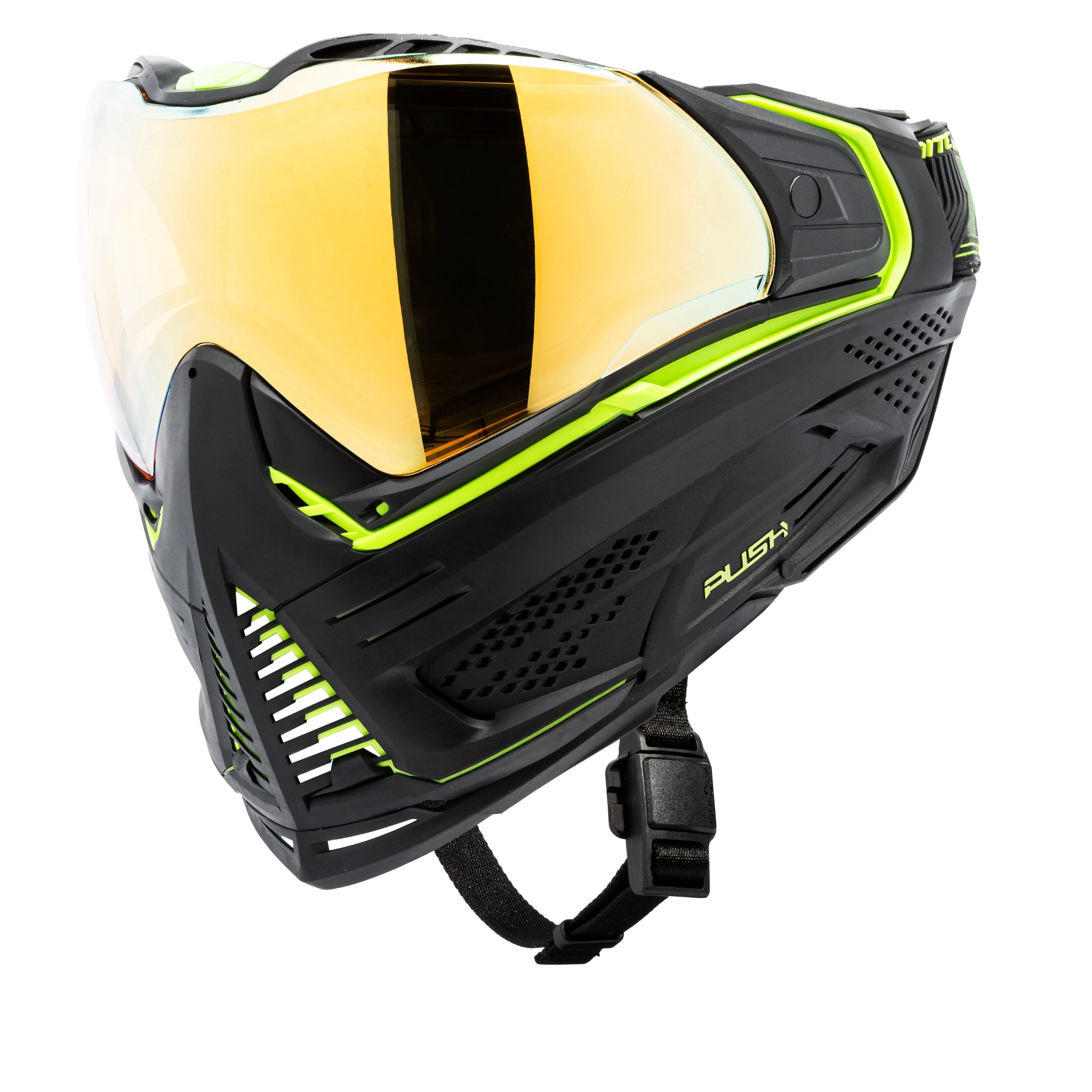 Push Unite Goggle Mk II - Reactor (Black/Green) - Gold Lens - Image 9