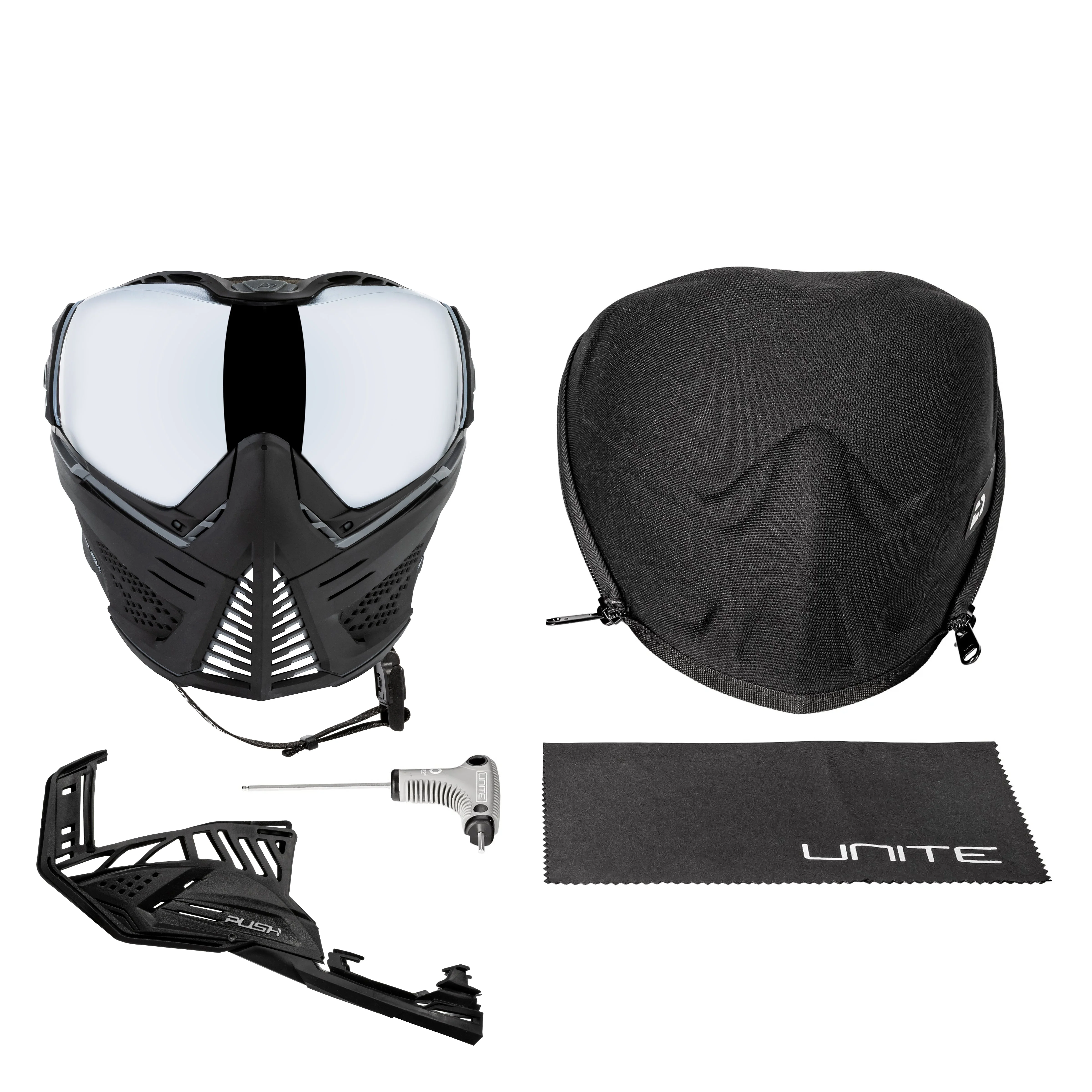 Push Unite Goggle Mk II - Rogue (Black/Grey) - Silver Lens - Image 7