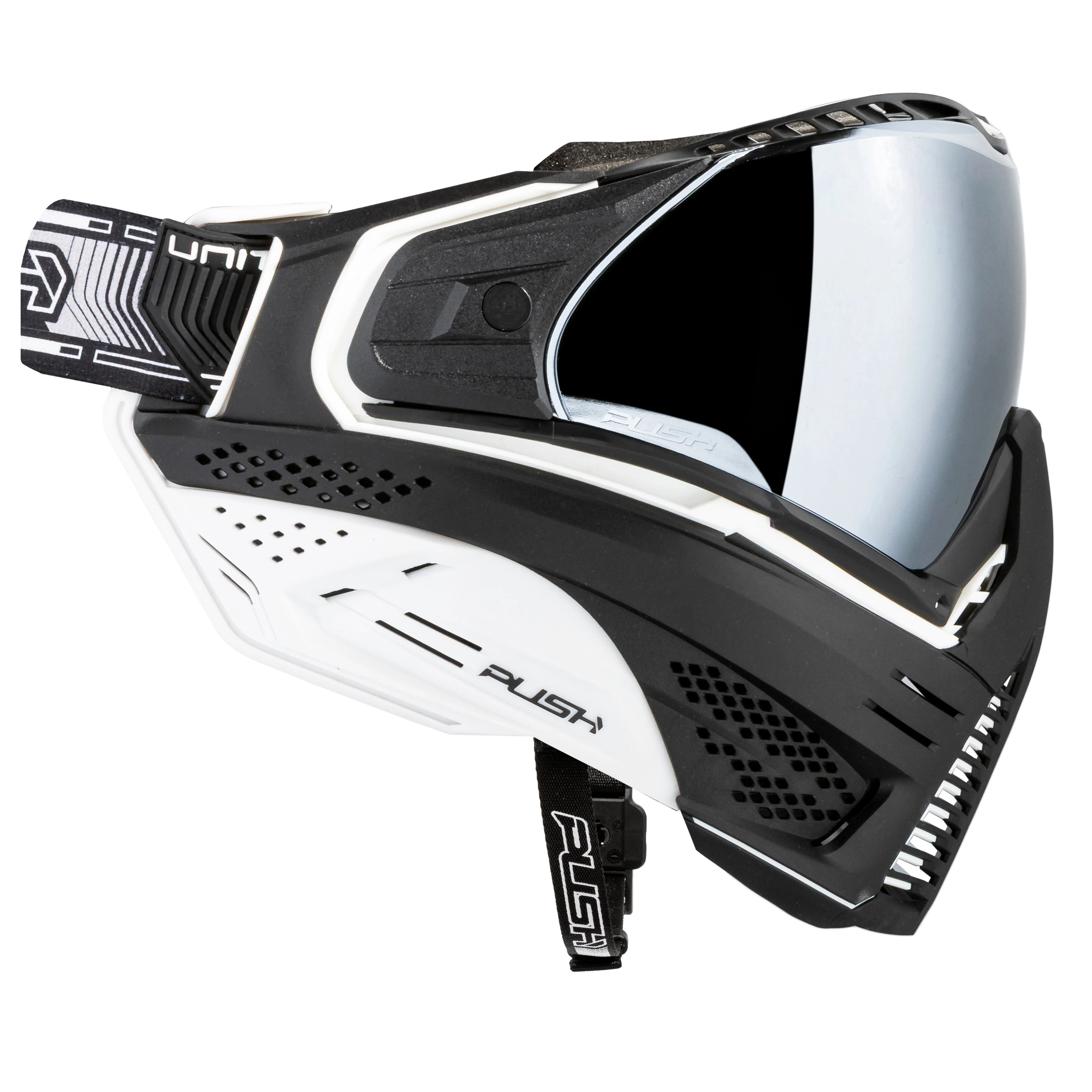 Push Unite Goggle Mk II - Seeker (Black/White) - Silver Lens - Image 4
