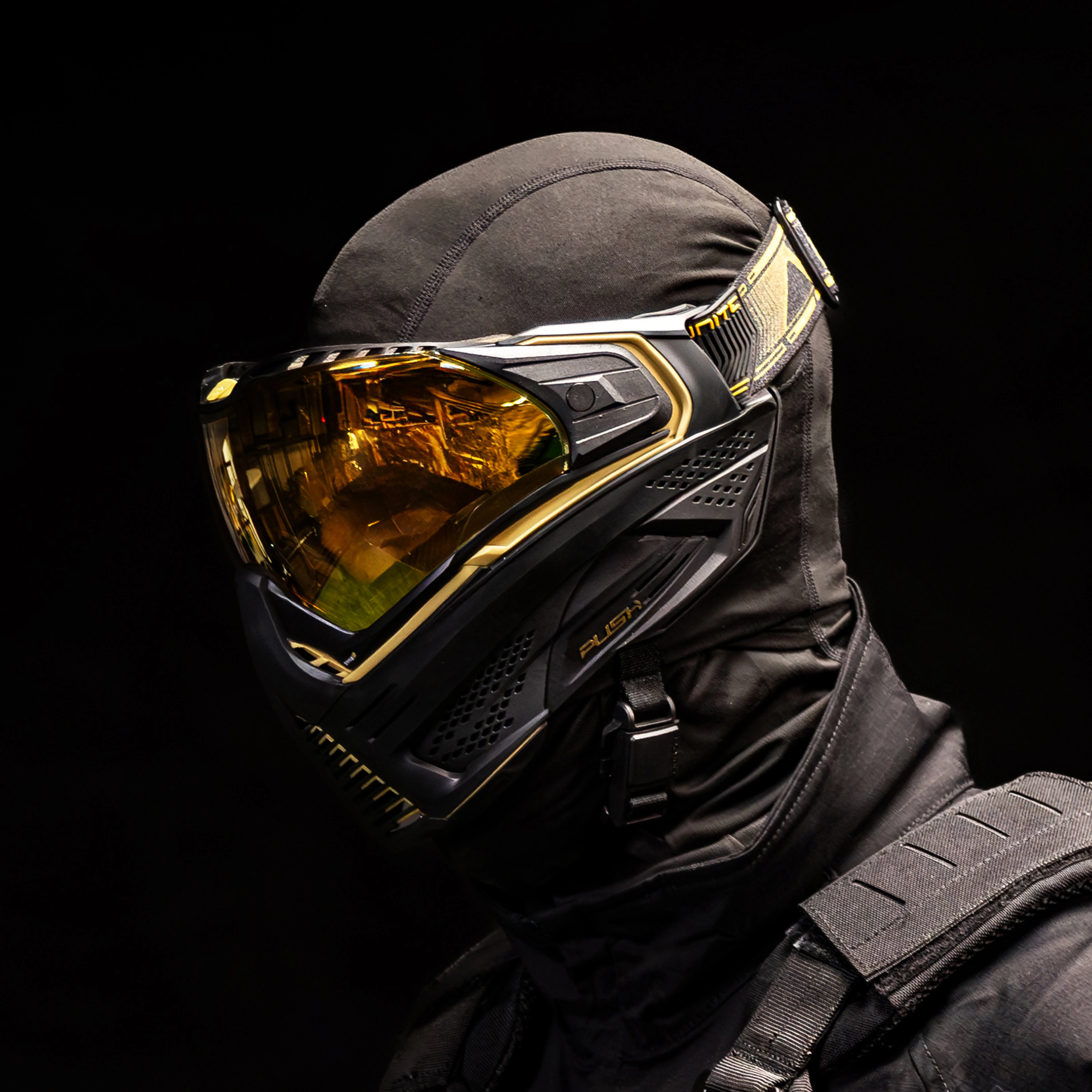 Unite Goggle Mk II - Sentinel (Black/Gold) - Gold Lens - Image 2
