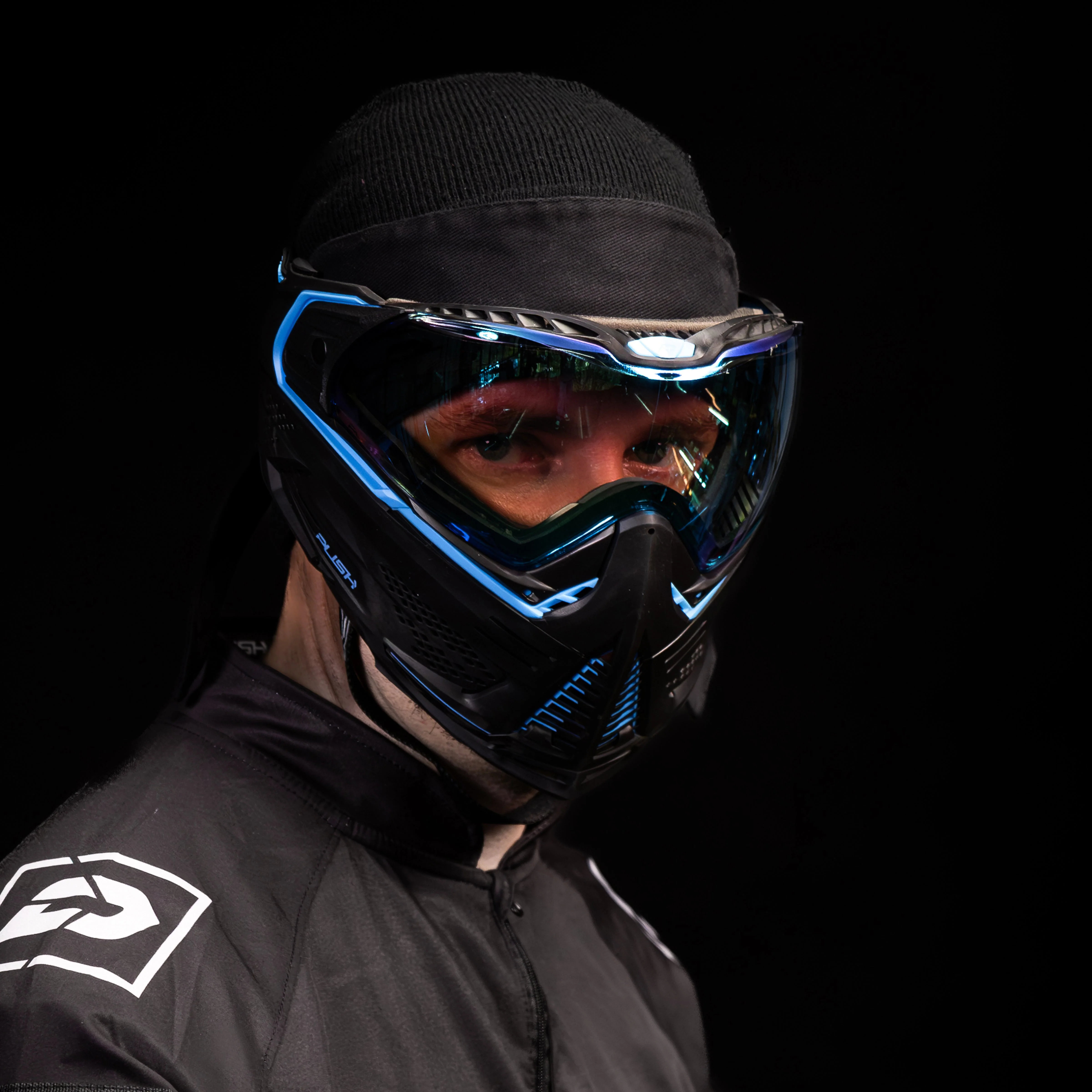 Push Unite Goggle Mk II - Vortex (Black/Blue) - Blue Lens - Image 2