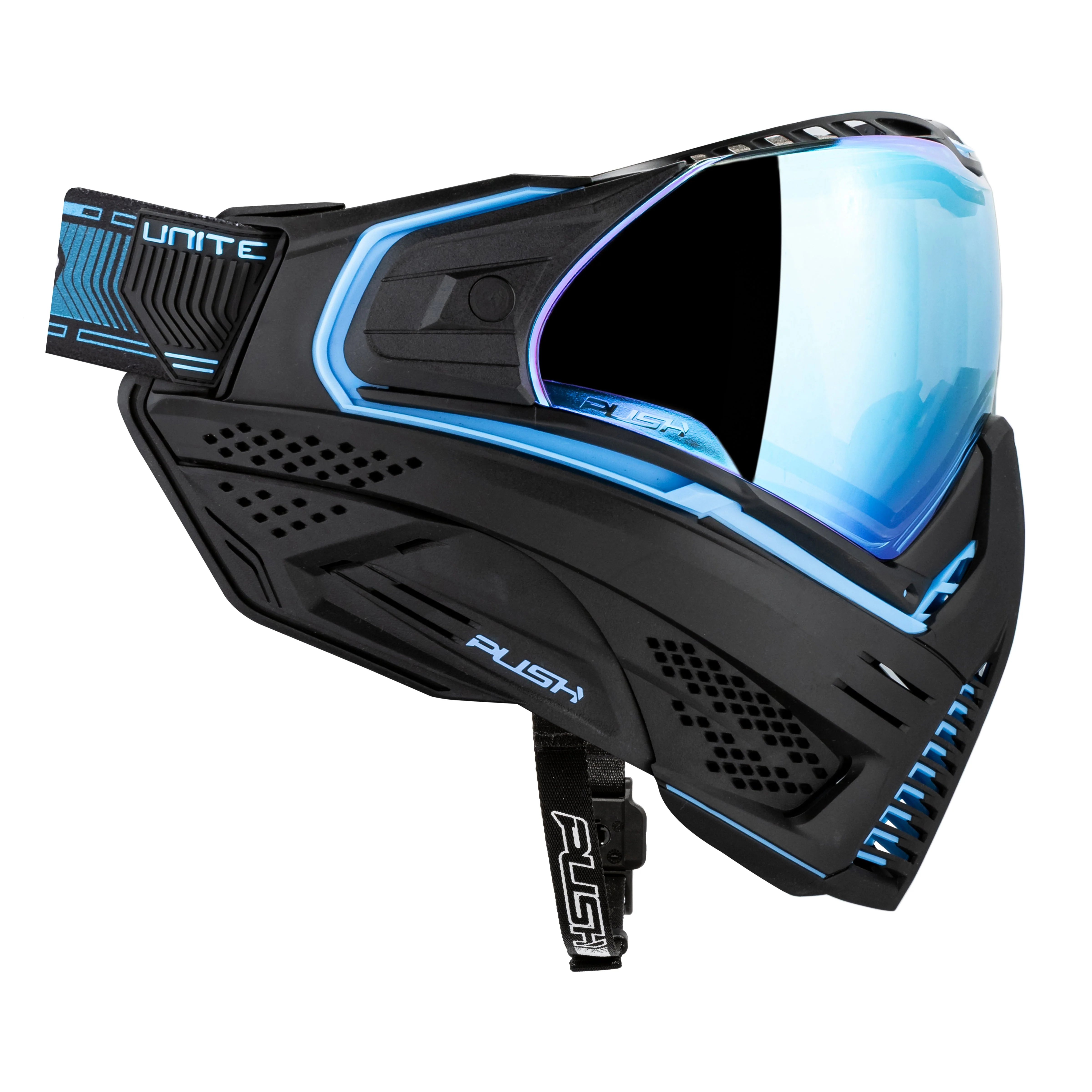 Push Unite Goggle Mk II - Vortex (Black/Blue) - Blue Lens - Image 4
