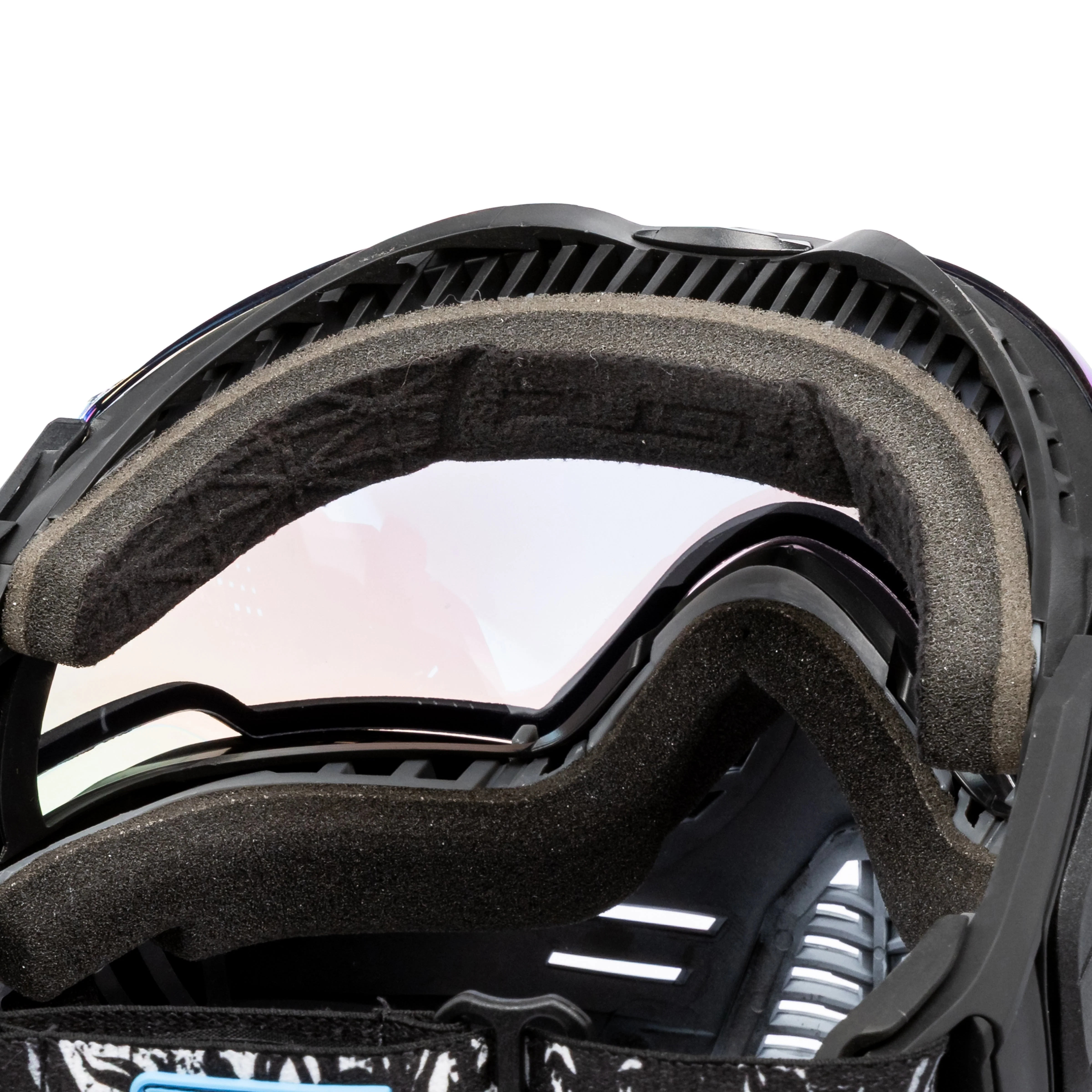 Push Unite Goggle Mk II  - Warlord Soul (Black/White Skull) - Blue Lens - Image 6