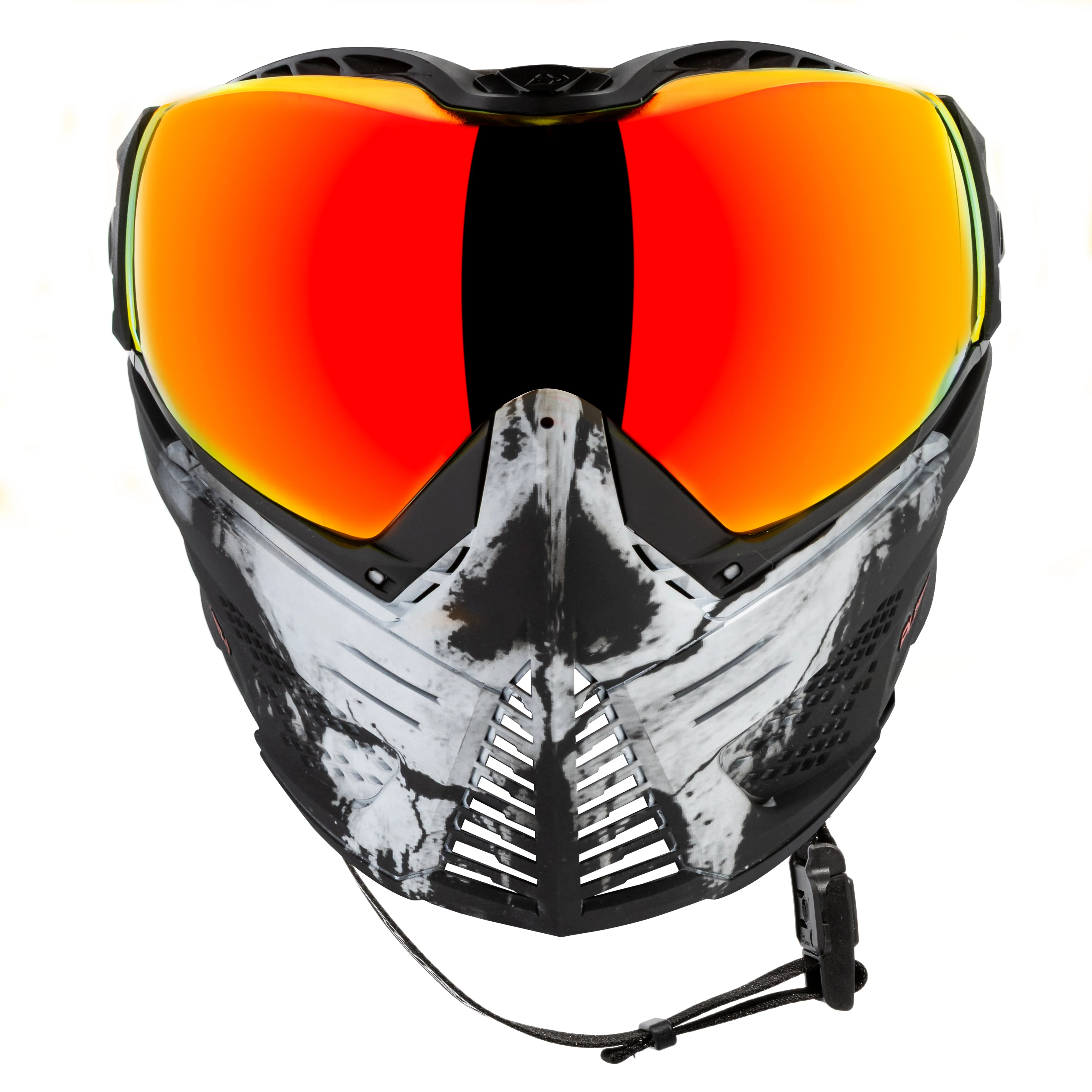 Push Unite Goggle Mk II - Warlord Viper (Black/White Skull) - Red Lens - Image 3