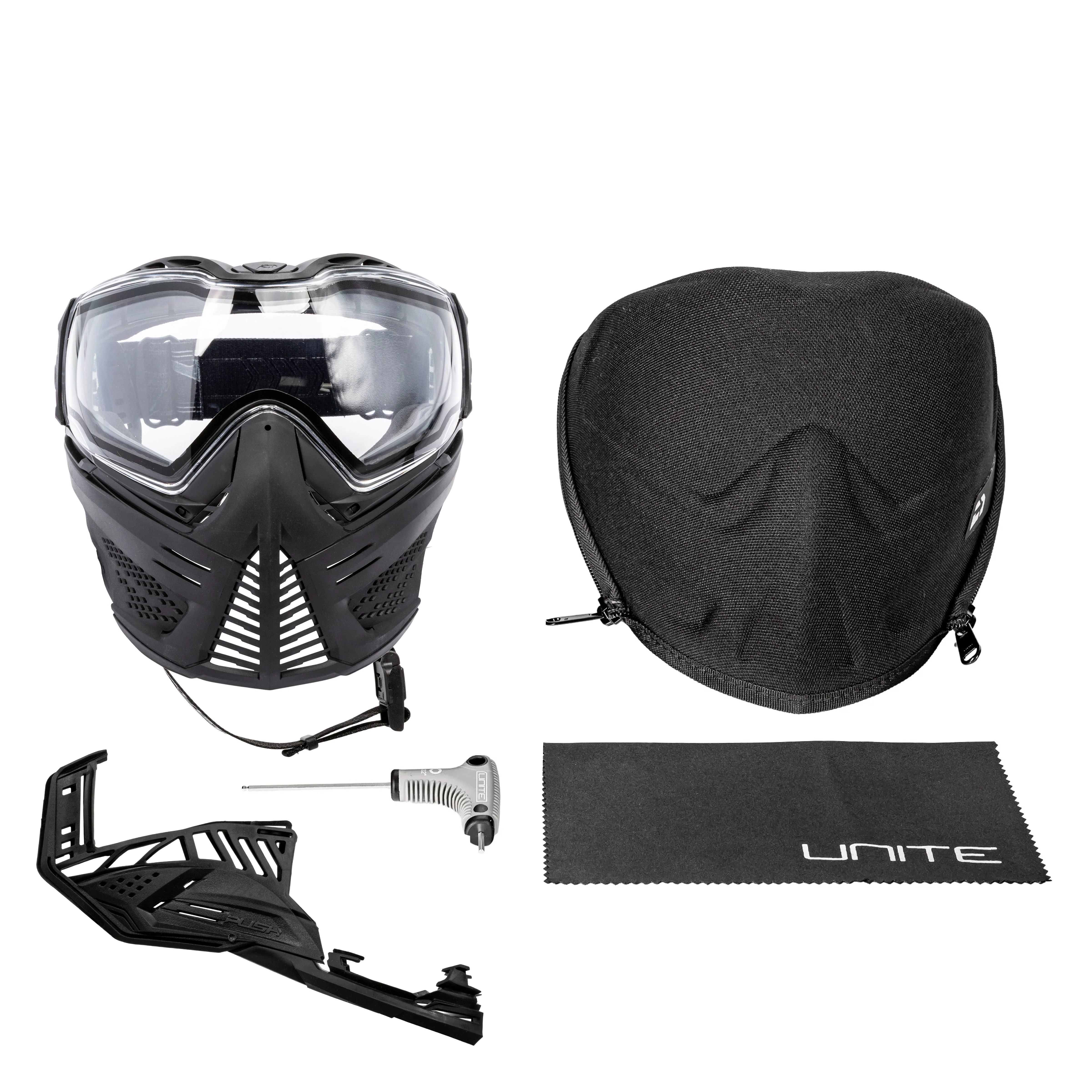 Push Unite Goggle Mk II - Watcher (Black/Black) - Clear Lens - Image 7